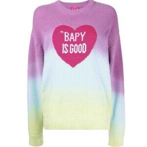 Bapy By Bathing Ape Merino Cashmere Sweater Bapy Is Good XS Retail: $575